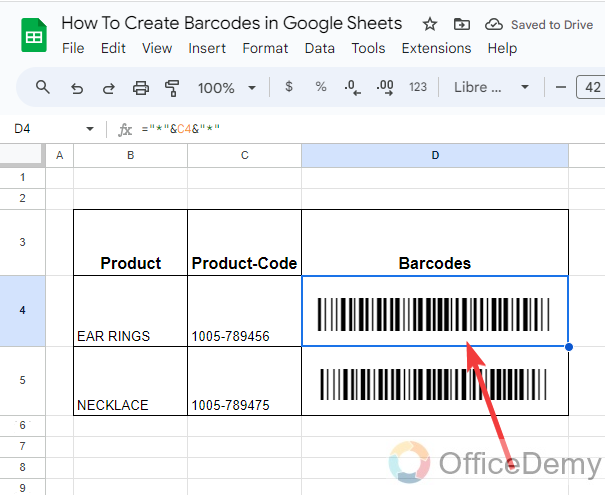 How to Create Barcodes in Google Sheets 17