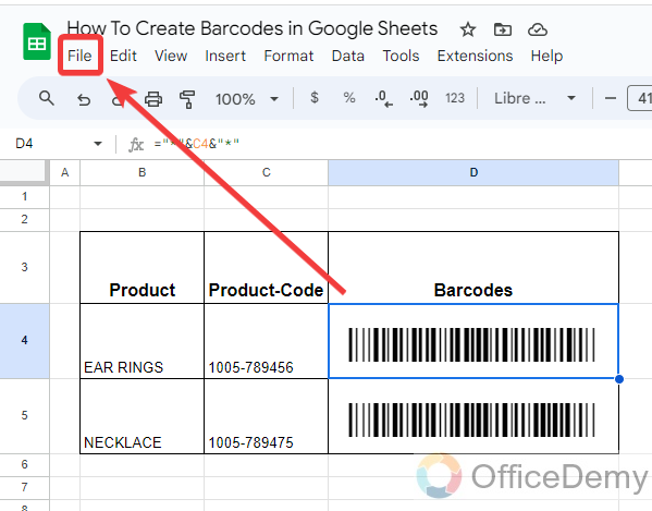 How to Create Barcodes in Google Sheets 20