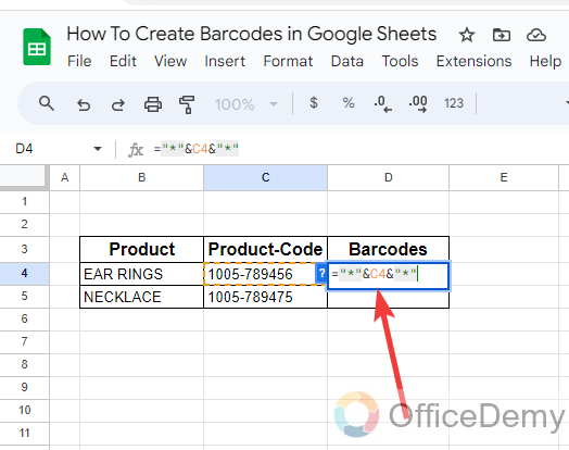 How to Create Barcodes in Google Sheets 7