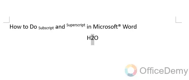 How to Do Subscript in Microsoft Word 11