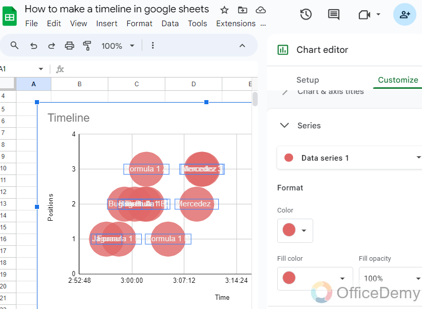 How to Make a Timeline in Google Sheets 17