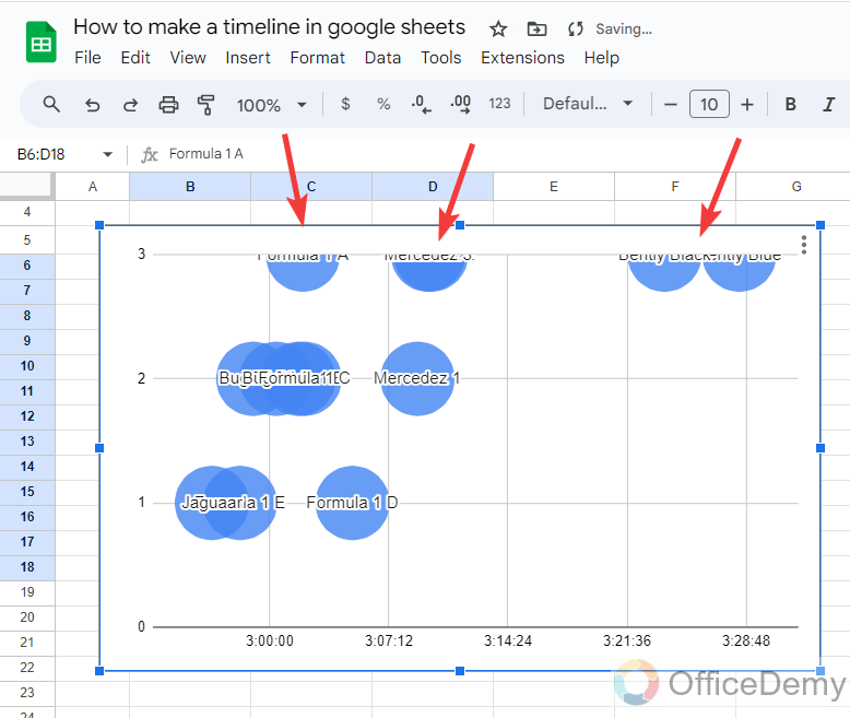 How to Make a Timeline in Google Sheets 7