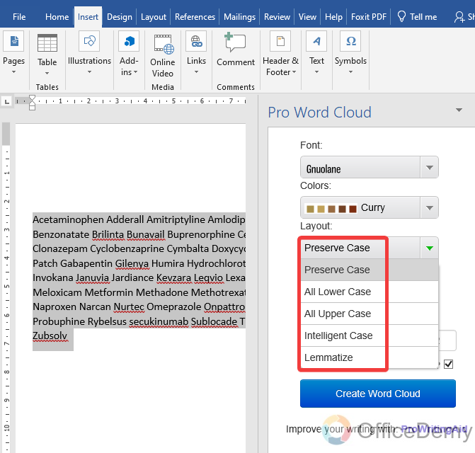 How to Make a Word Cloud in Microsoft Word 15