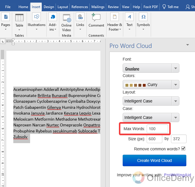 How to Make a Word Cloud in Microsoft Word 17