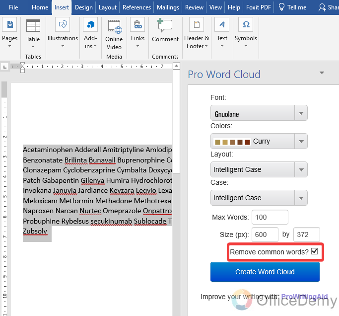 How to Make a Word Cloud in Microsoft Word 19