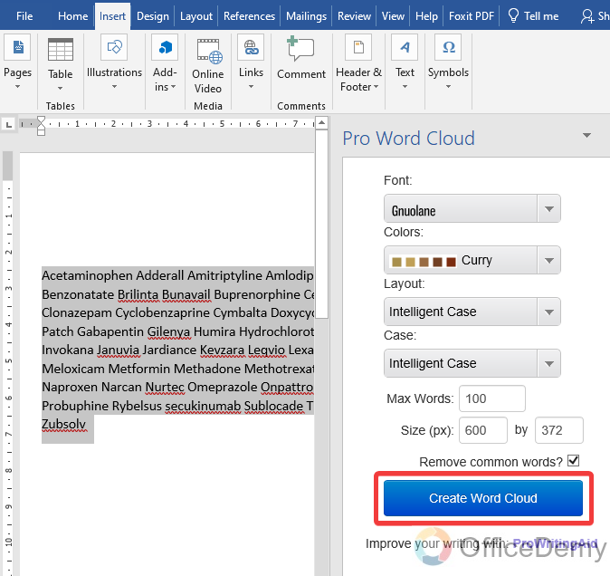 How to Make a Word Cloud in Microsoft Word 20