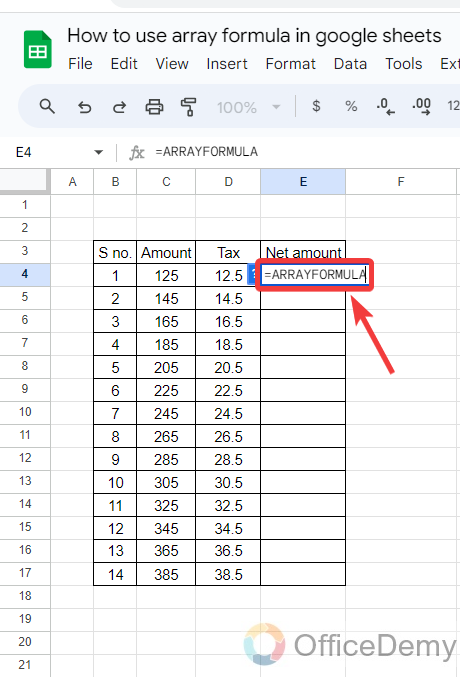 How to Use Array Formula Google Sheets 2