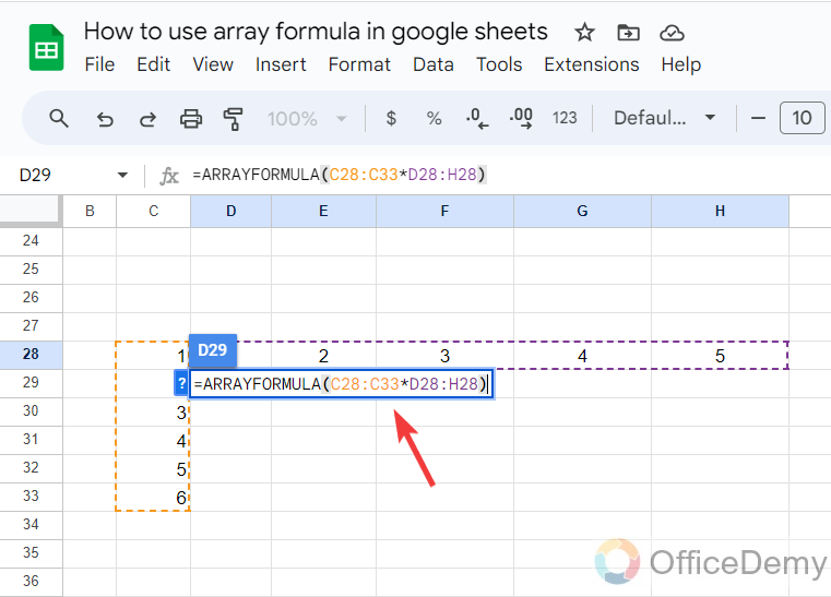 How to Use Array Formula Google Sheets 8