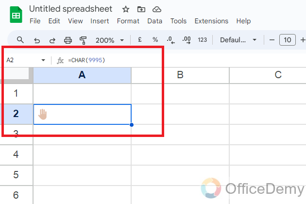 How to Use CHAR Function in Google Sheets 6