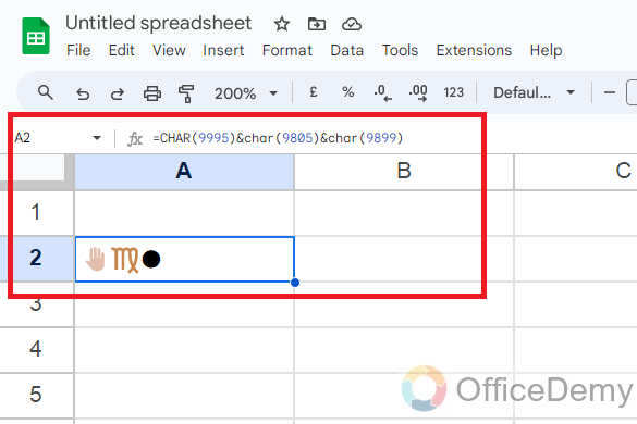 How to Use CHAR Function in Google Sheets 7