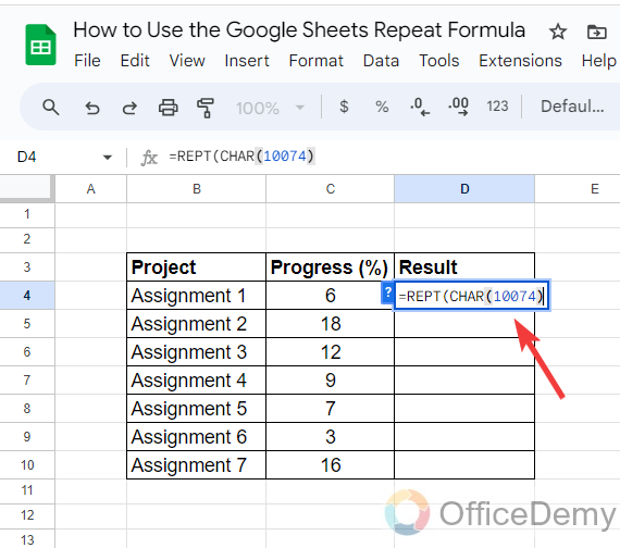How to Use the Google Sheets Repeat Formula 18