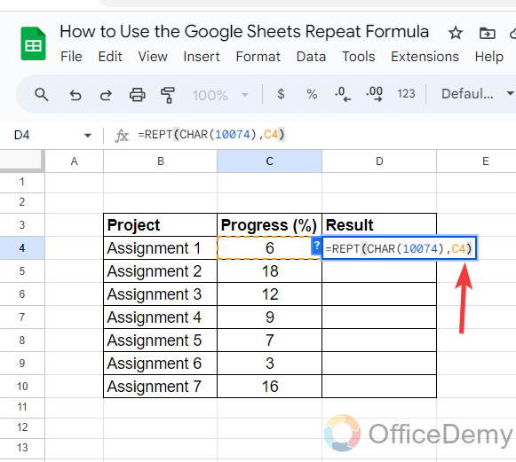 How to Use the Google Sheets Repeat Formula 19