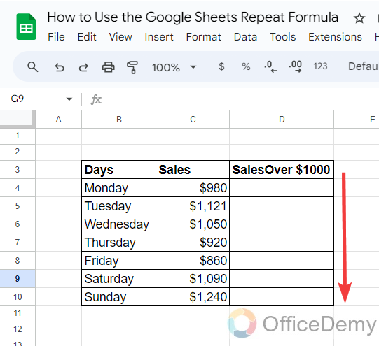 How to Use the Google Sheets Repeat Formula 22