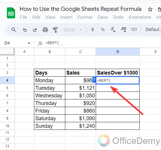 How to Use the Google Sheets Repeat Formula 23
