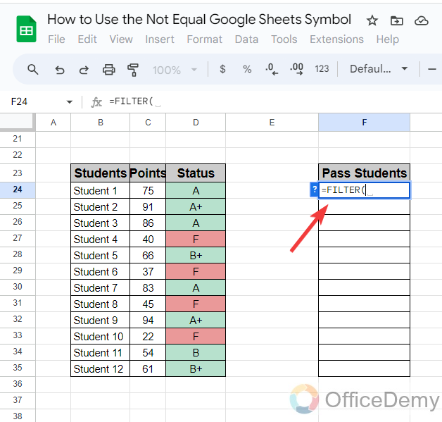 How to Use the Not Equal Google Sheets Symbol 13