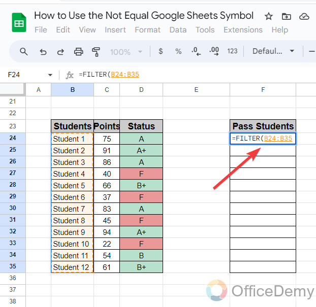 How to Use the Not Equal Google Sheets Symbol 14