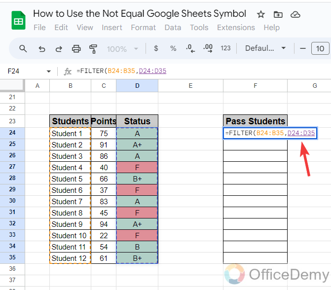How to Use the Not Equal Google Sheets Symbol 15