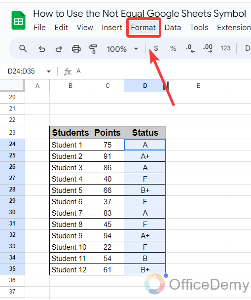 How to Use the Not Equal Google Sheets Symbol 19