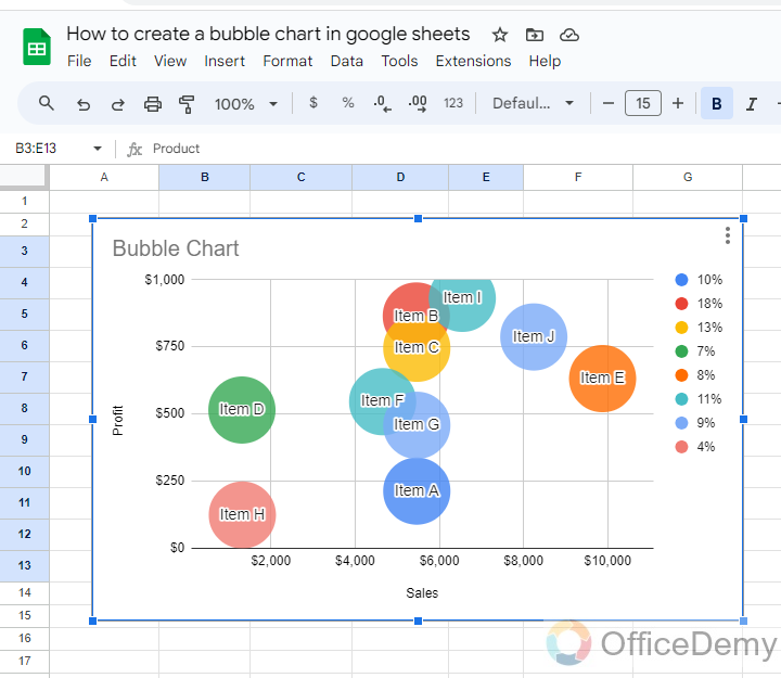 How to create a bubble chart in google sheets 15