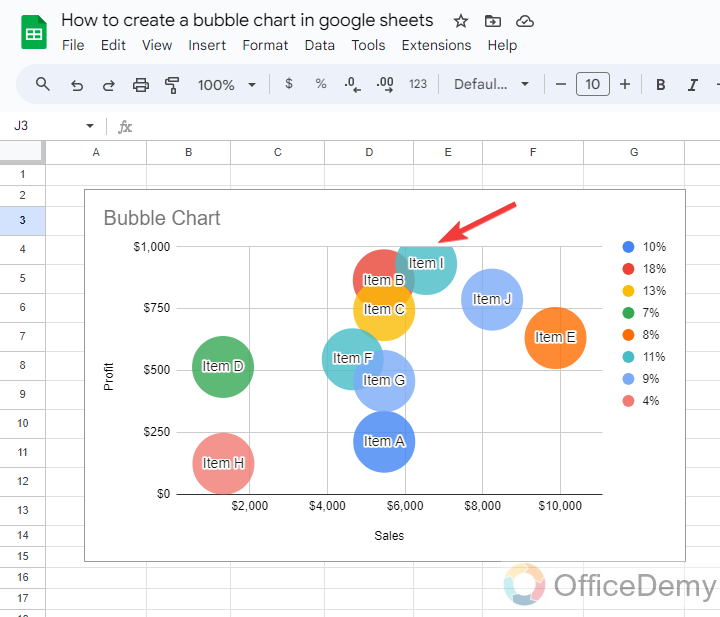 How to create a bubble chart in google sheets 21