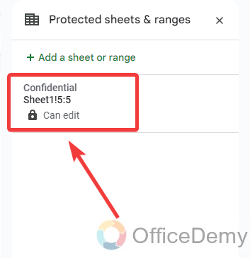 How to lock a row on google sheets 12