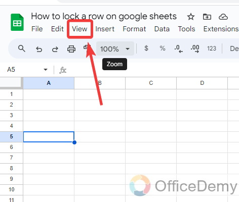How to lock a row on google sheets 16
