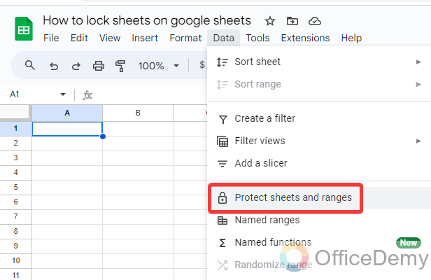 How to lock sheets on google sheets 12