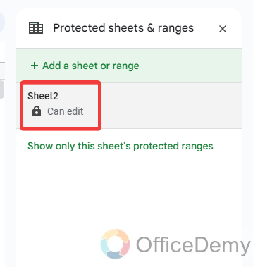 How to lock sheets on google sheets 14