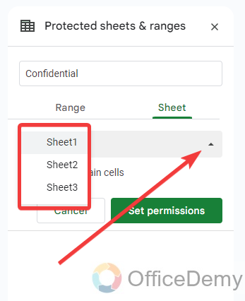 How to lock sheets on google sheets 6