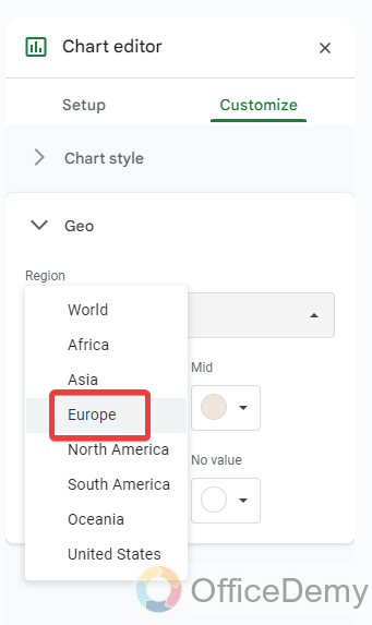How to make a map chart in google sheets 18