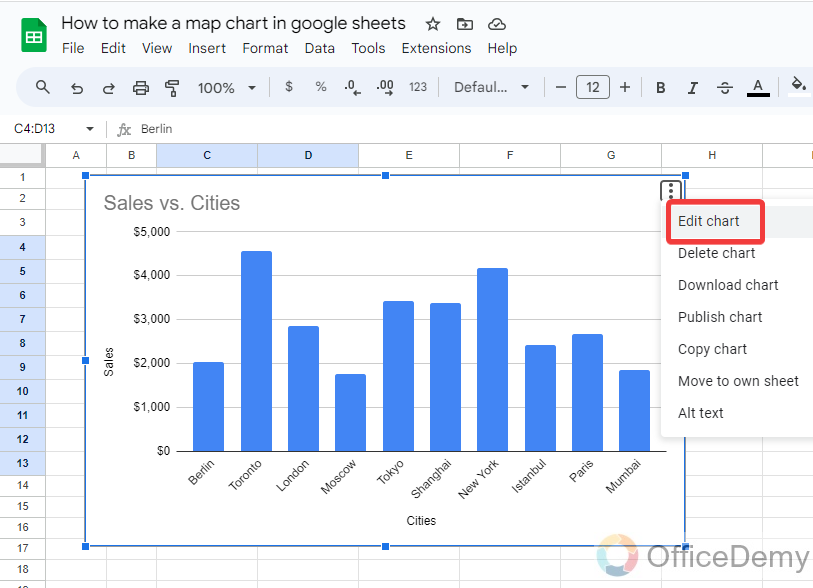 How to make a map chart in google sheets 6
