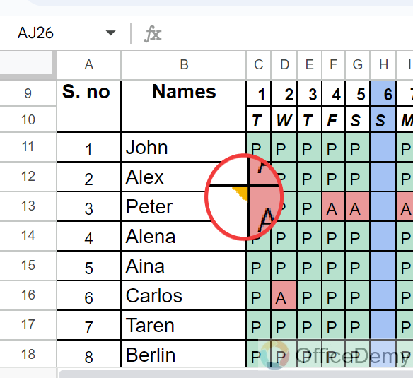 How to navigate comments in Google sheets 6