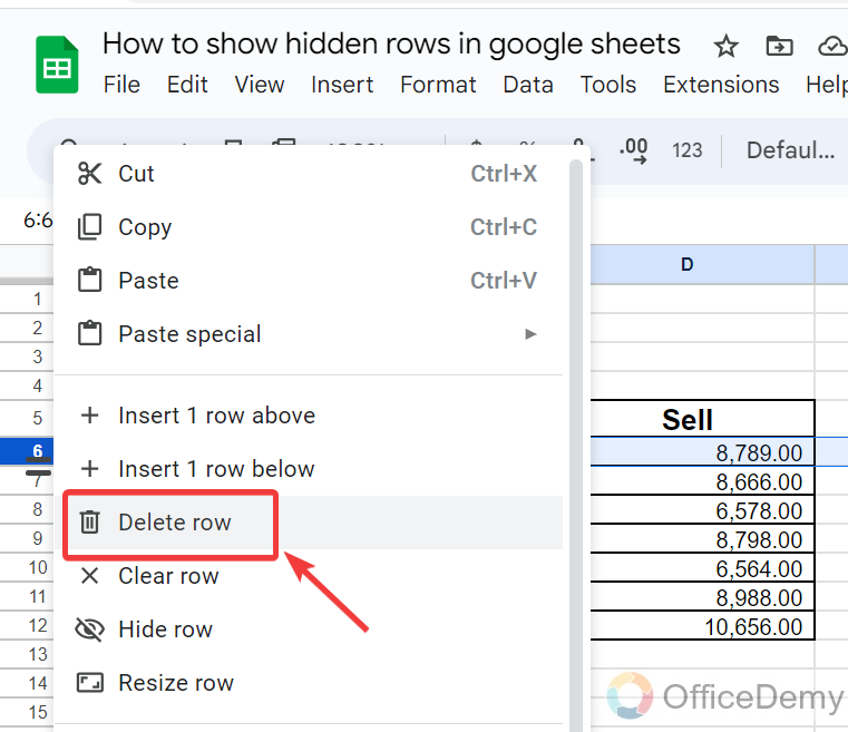How to show hidden rows in google sheets 21