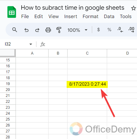 How to subtract time in google sheets 23