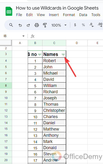 How to use wildcards in Google Sheets 12
