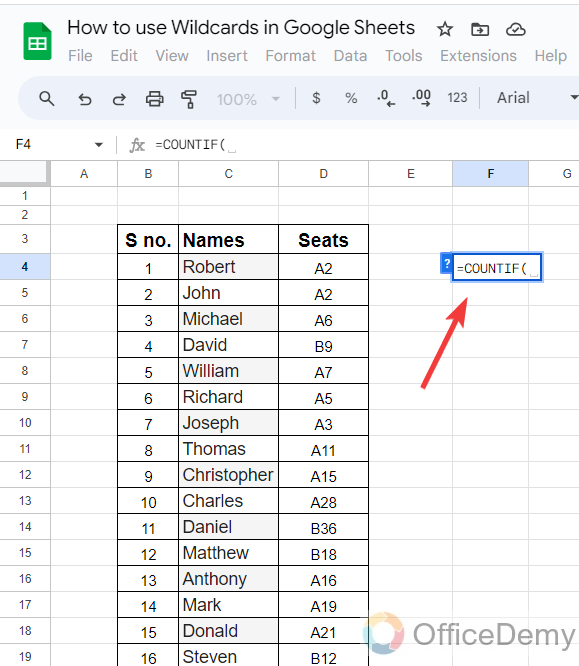 How to use wildcards in Google Sheets 17