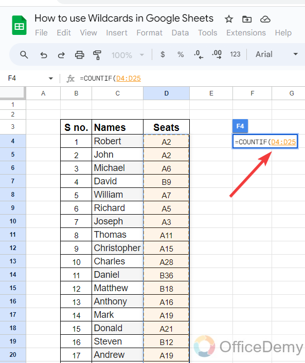 How to use wildcards in Google Sheets 18