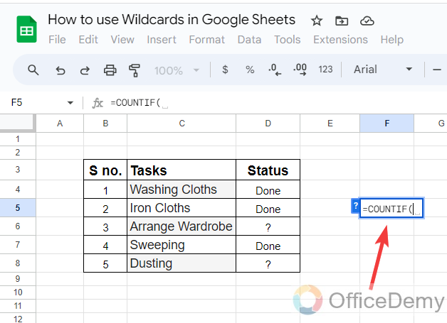 How to use wildcards in Google Sheets 22