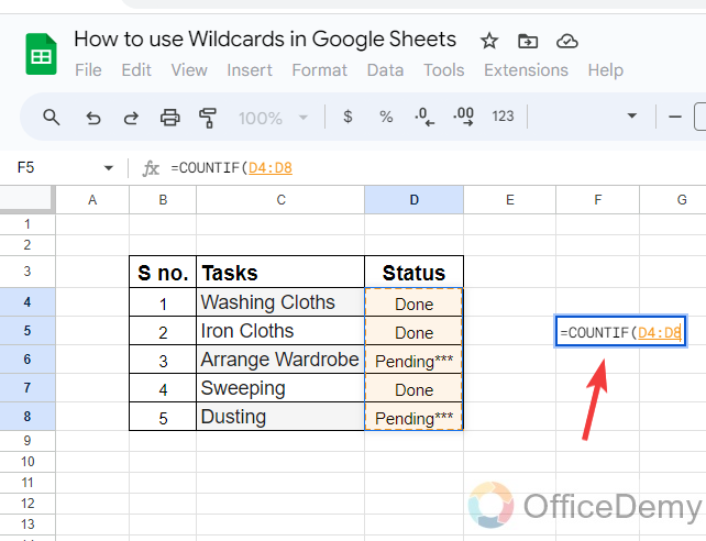 How to use wildcards in Google Sheets 26