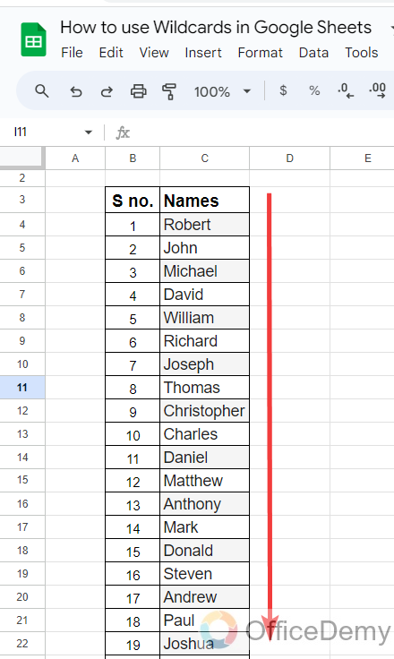 How to use wildcards in Google Sheets 7
