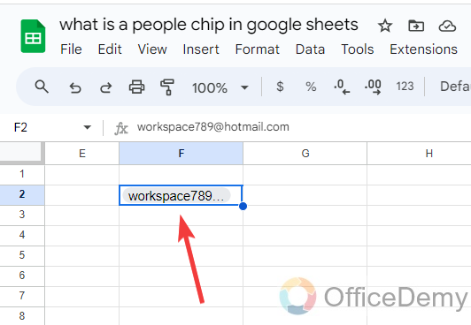 What is a People Chip in Google Sheets 12
