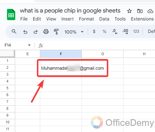 What is a People Chip in Google Sheets 15