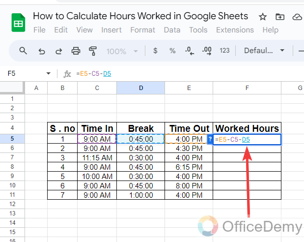 how to calculate hours worked in google sheets 19