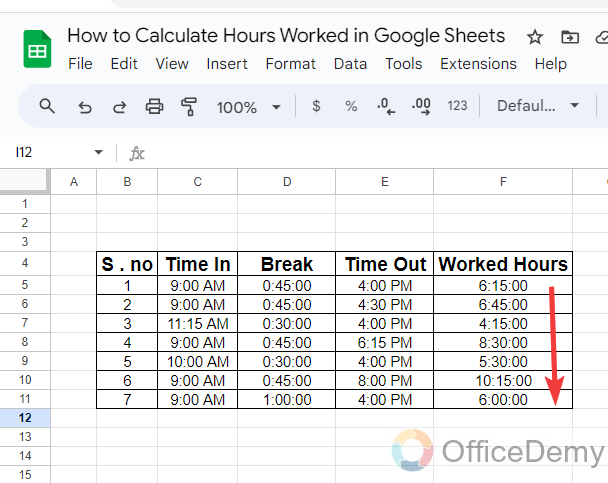 how to calculate hours worked in google sheets 20