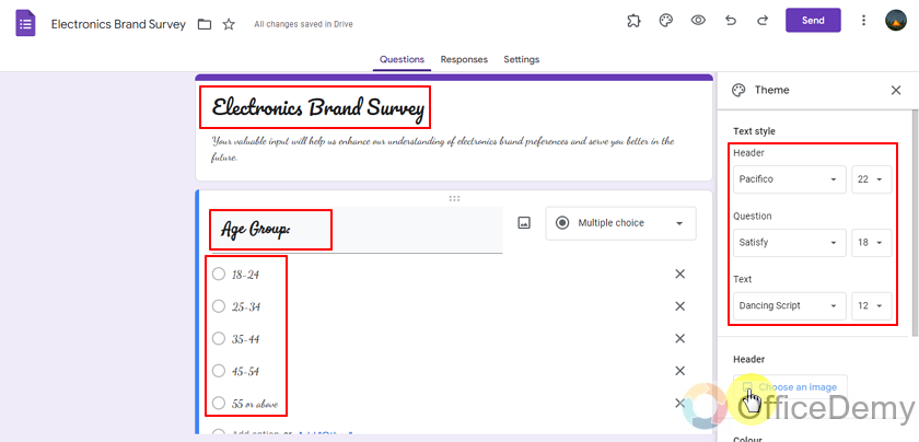 how to change font size in google forms 14