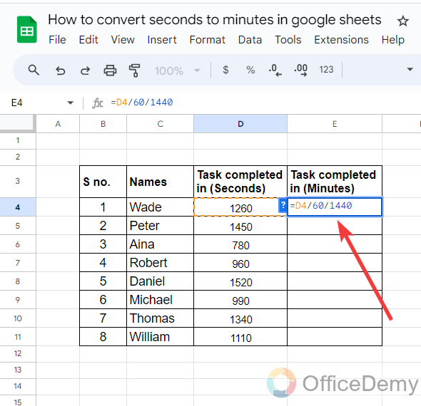 how to convert seconds to minutes in google sheets 13