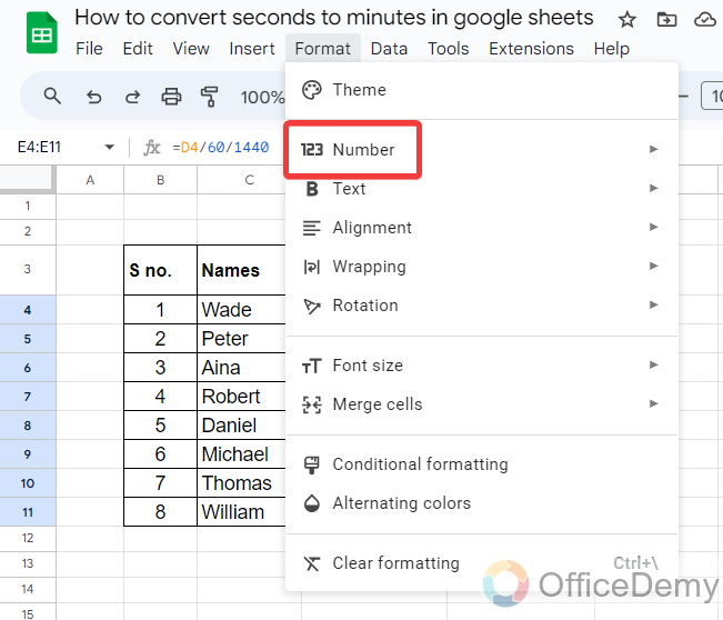 how to convert seconds to minutes in google sheets 17