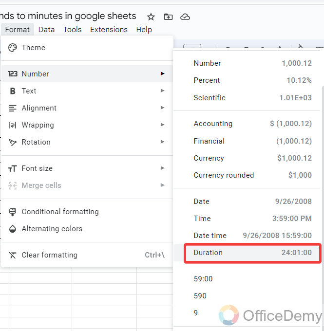 how to convert seconds to minutes in google sheets 18