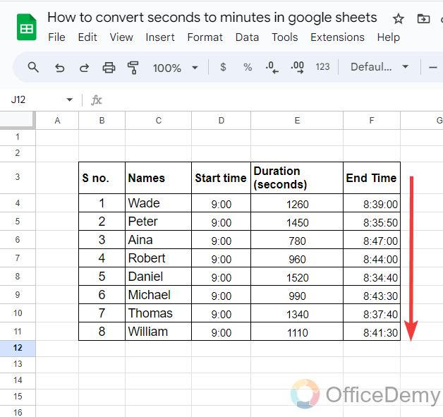 how to convert seconds to minutes in google sheets 23
