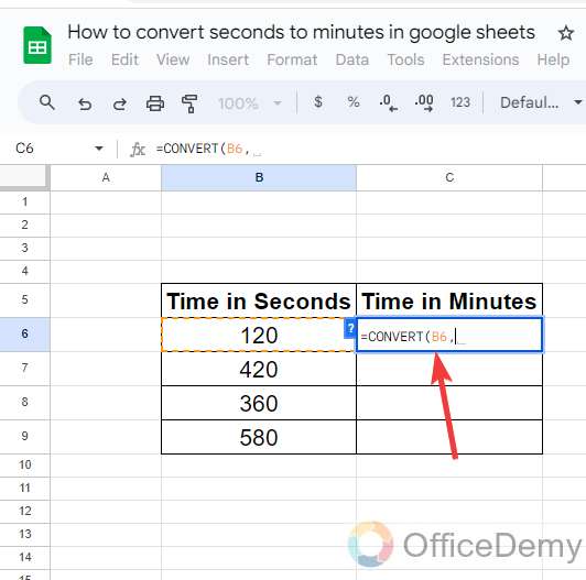 how to convert seconds to minutes in google sheets 9